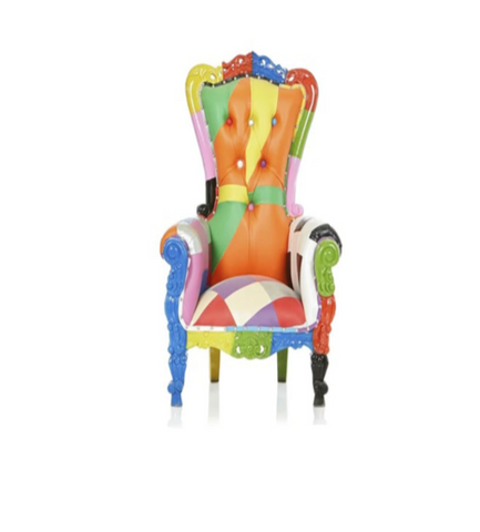 39" Kids' Aspen Throne  Multicolor
